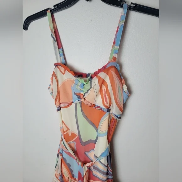 ALEXIS for Target Mixed Floral Sleeveless Tiered Ruffle Dress - Picture 7 of 15